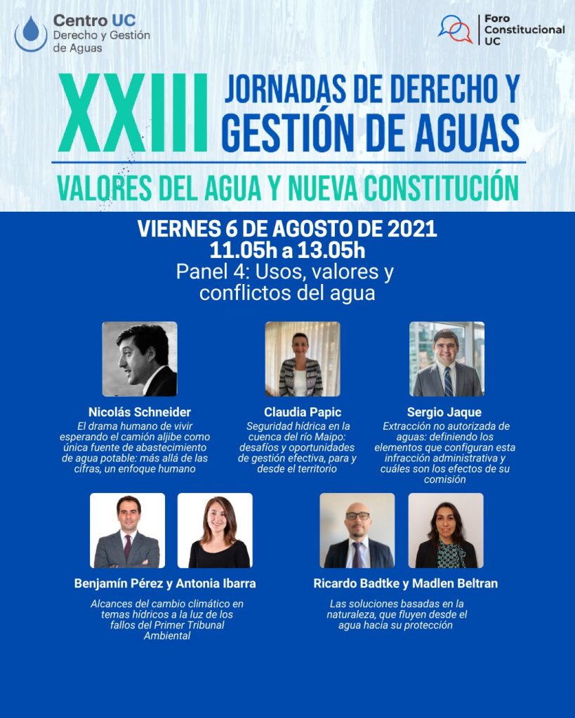 Xxiii Jornadas De Derecho Y Gesti N De Aguas Valores Del Agua Y