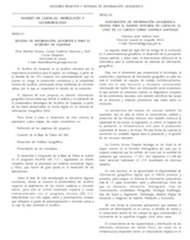 Sensores remotos y sistemas de información geográfica