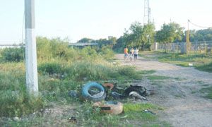 Foto denuncia: Rivera del río Bravo