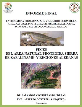 PECES DEL ÁREA NATURAL PROTEGIDA SIERRA DE ZAPALINAMÉ Y REGIONES ALEDAÑAS
