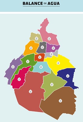 EL AGUA EN LA CIUDAD Delegación x delegación, habitante x habitante