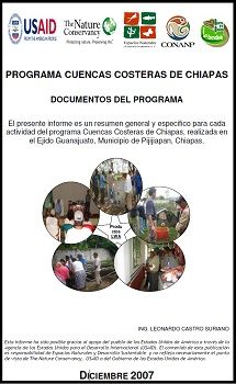 Programa Cuencas Costeras de Chiapas 2007