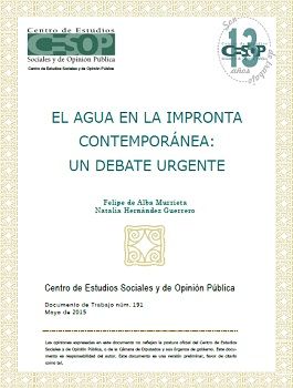 El agua en la impronta contemporánea: un debate urgente