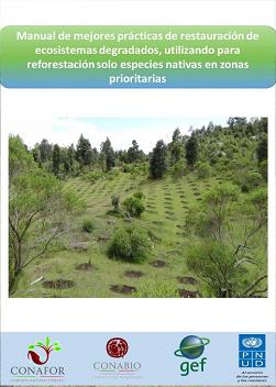 Manual de mejores prácticas de restauración de ecosistemas degradados, utilizando para reforestación solo especies nativas en zonas prioritarias