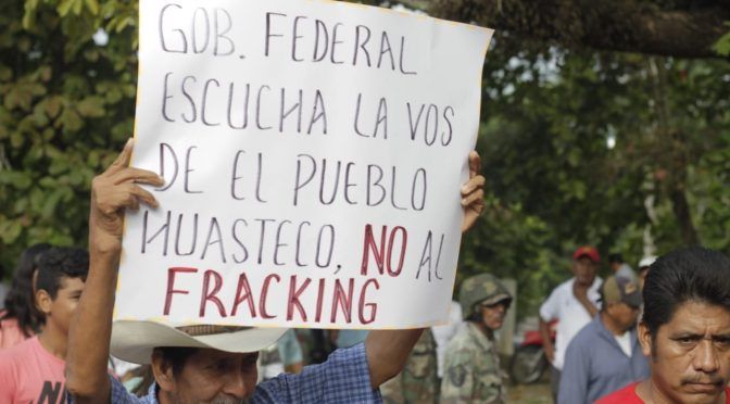 Cuatro mil indígenas se manifiesta contra el fracking (Plano Informativo)