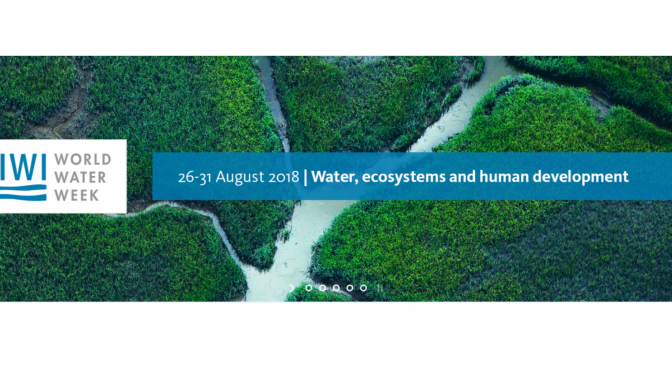 Agua, ecosistemas y desarrollo humano en la Semana Mundial del Agua de Estocolmo