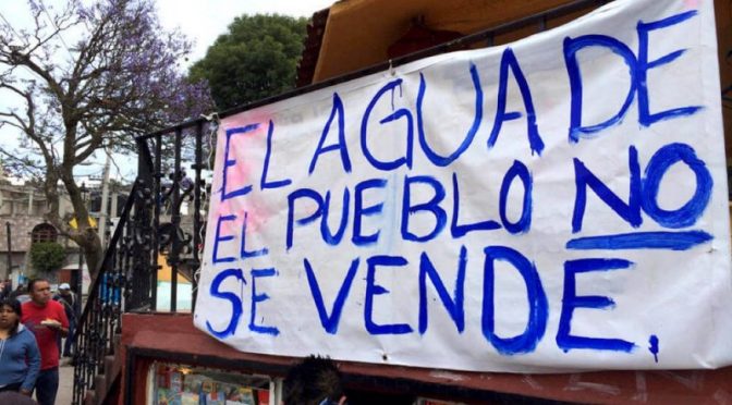 Ante la fuerte presión, gobierno de EPN mete freno a la privatización del agua que comenzaría hoy (Noticias ZMG)