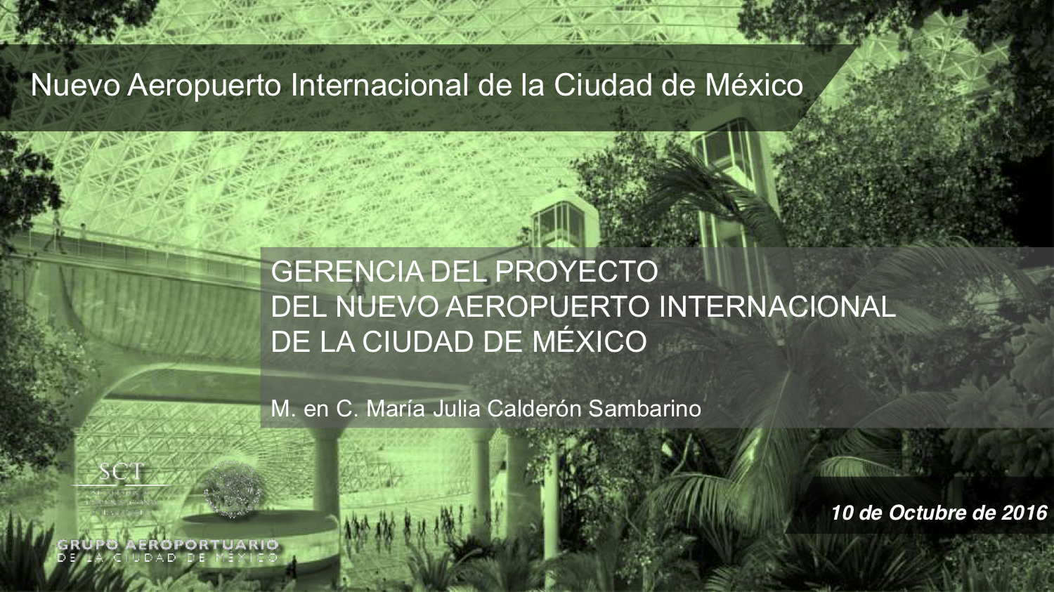 Gerencia del proyecto del Nuevo Aeropuerto Internacional de La Ciudad de México