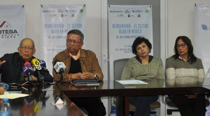 Tampico: La Reingeniería del sector agua en México será propuesta desde el Tec. Madero (El Sol de Tampico)