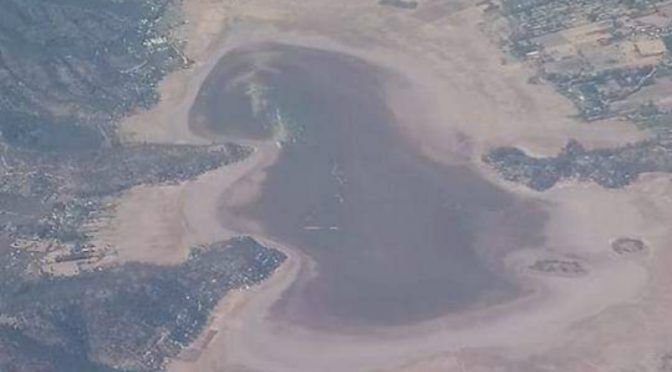 Satélite capta sequía en Laguna de Aculeo en Chile (24 Horas)