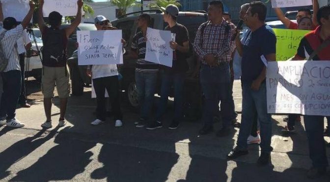Nayarit: Por falta de agua toman instalaciones de SIAPA Tepic (El Occidental)
