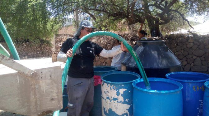 San Luis Potosí: Matehuala y Zaragoza se abastecen de agua con pipas (Plano Informativo)