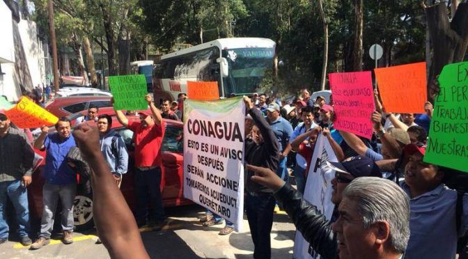 Queretaro: Mineros amagan con cortar agua; culpan a CONAGUA por cierre de “La Negra” (El Diario de Querétaro)