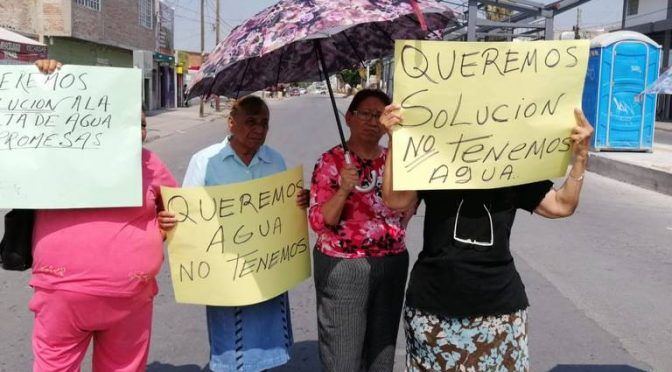 Coahuila: obras del Metrobús, ajenas a la falta de agua en Nueva Aurora (Noticias del Sol de la Laguna)