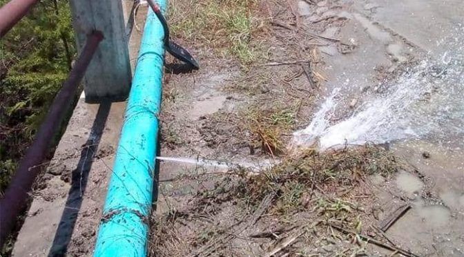 San Luis Potosí: a balazos dañan tuberías del sistema de agua en Valles (Pulso SLP)