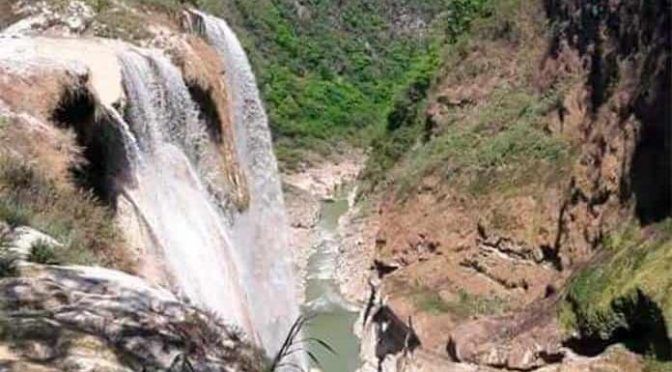 San Luis Potosí: Cascada de Tamul empieza a tener cortina de agua (Pulso)
