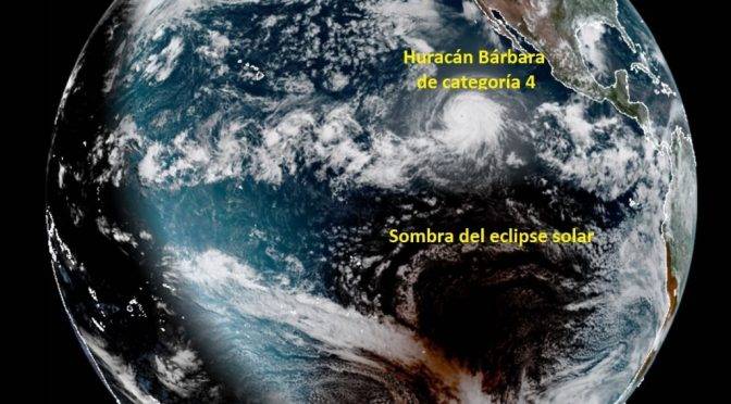 CDMX: Huracán “Bárbara” en el océano Pacífico sube a categoría 4 (La Jornada)