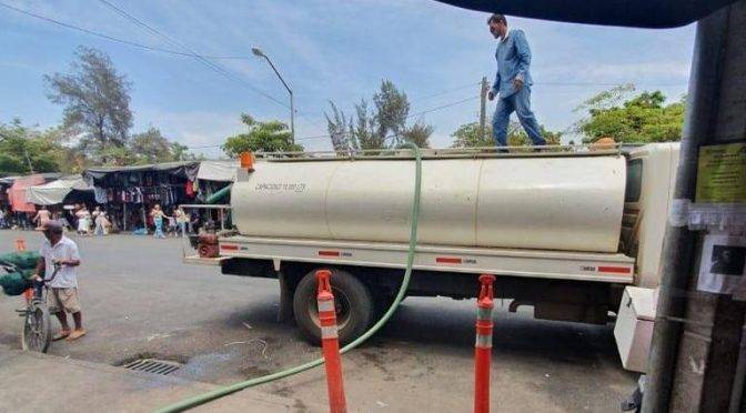 Mazatlán: Se agudiza desabasto de agua en mercado de la Juárez (El Sol de Mazatlán)