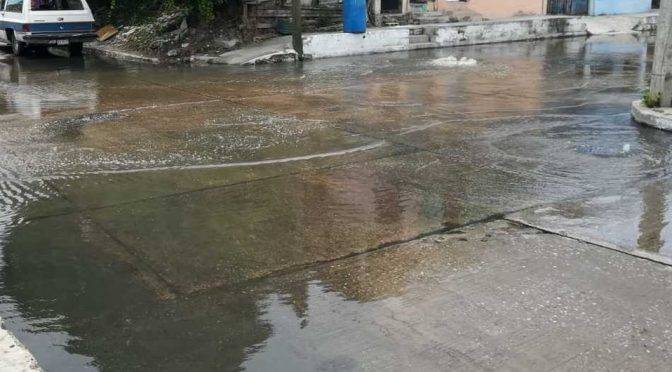 Tampico: Se registran fugas de agua negras en colonia (MILENIO)