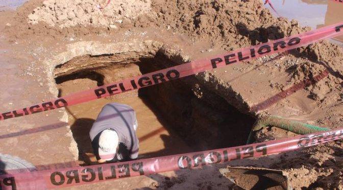 Chihuahua: Reparan otra fuga de agua (El Mexicano)