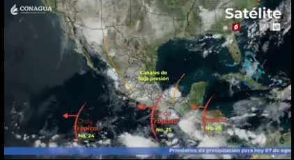 CDMX: Prevén lluvias de diferente intensidad en todo el país (La Jornada)