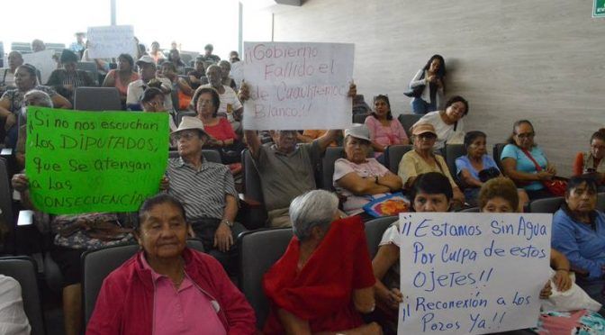 Morelos: Hasta los diputados se quedan sin agua (El Sol de Cuautla)