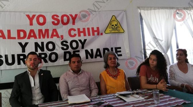Chihuahua: “No al basurero de residuos peligrosos” se manifiestan ciudadanos de Aldama (omnia)