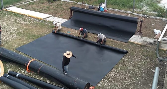 Tabasco: Rehabilita CEAS muros de planta de aguas residuales en Jonuta (Ahora Tabasco)
