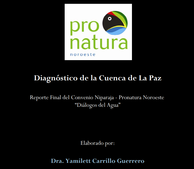 Diagnóstico de la Cuenca de La Paz (Articulo)- Pronatura Noroeste 