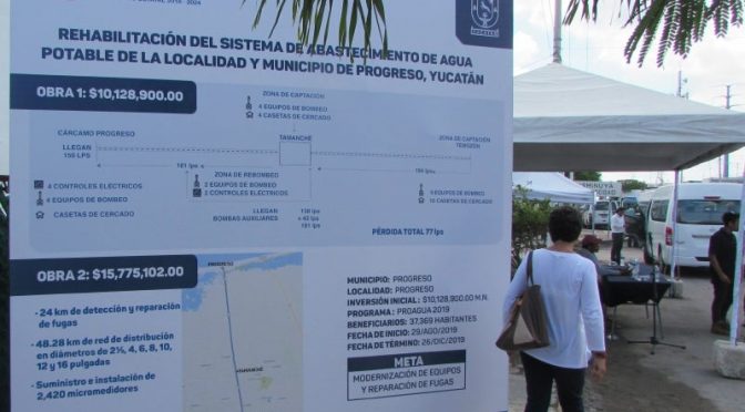 Yucatán: Con $16 Mlls. tendrán agua (Diario de Yucatán)