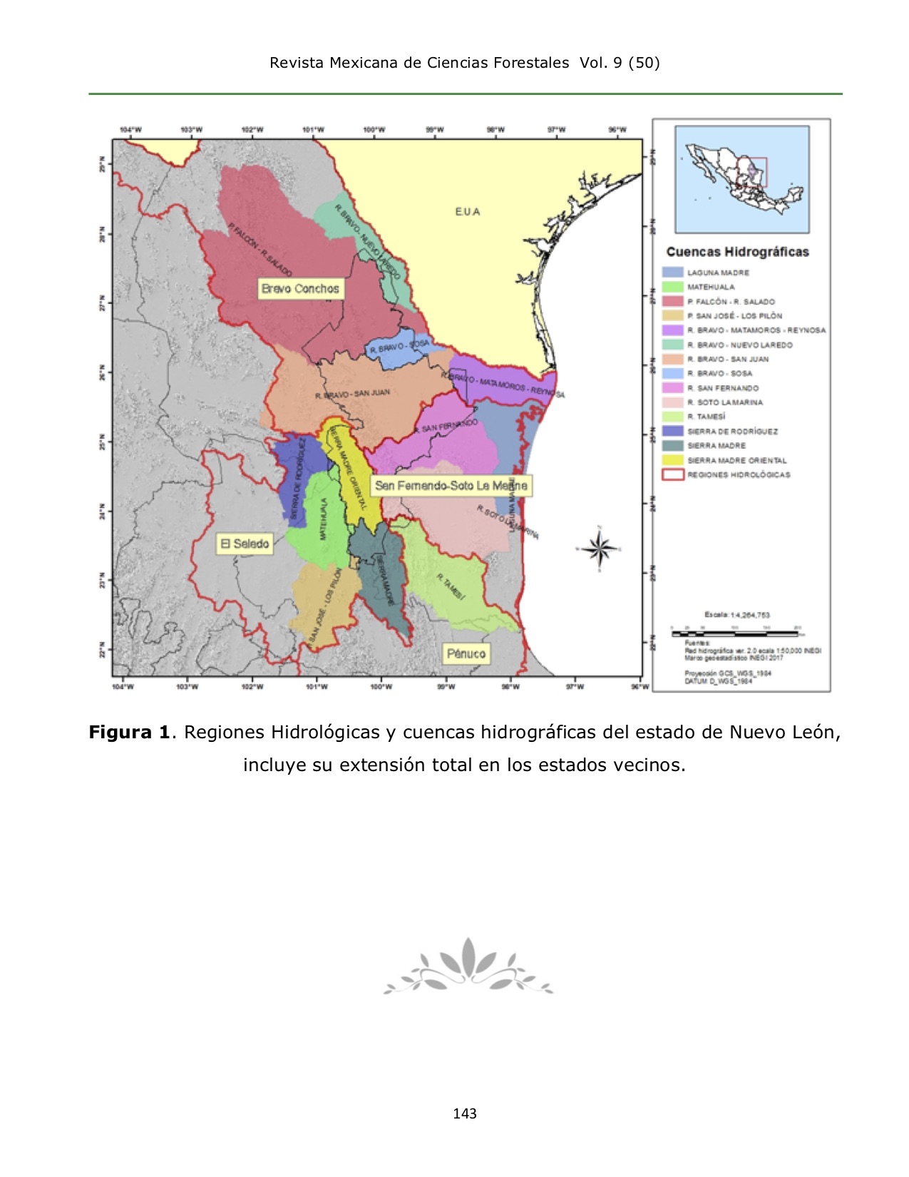 Evaluación del grado de conservación de las cuencas hidrográficas de Nuevo León, México