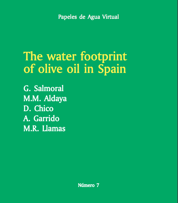 La huella hídrica de aceite de oliva en España (Artículo)