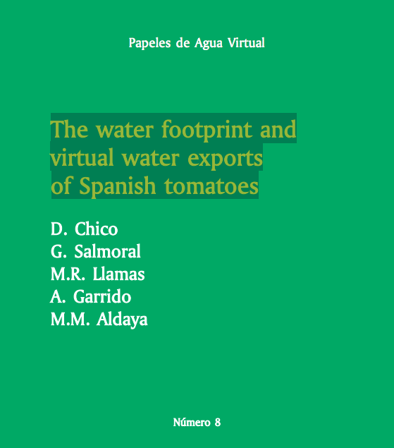 La huella hídrica y exportaciones virtuales de agua de tomates españoles (Artículo)