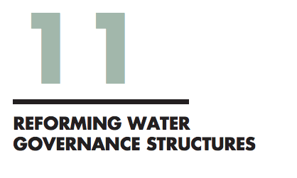 Capítulo 11: Reformando las estructuras de la gobernanza del agua (Libro)