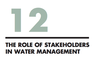 Capítulo 12: El papel de los grupos de interés en la gestión del agua (Libro)