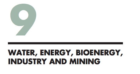 Capítulo 9: Agua, energía, bioenergía, industria y minería (Libro)