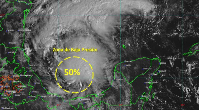 Emite Conagua aviso por posible ciclón tropical en el Golfo de México (Palco Noticias)