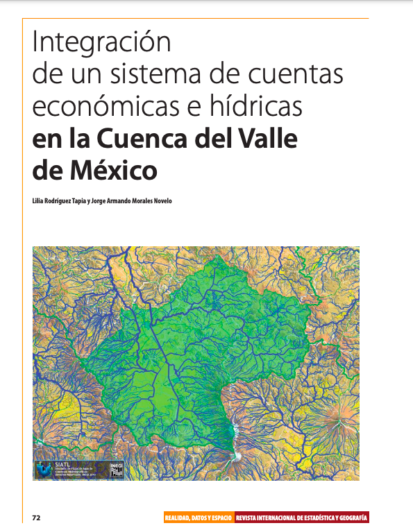 Integración de un sistema de cuentas económicas e hídricas en la Cuenca del Valle de México-INEGI