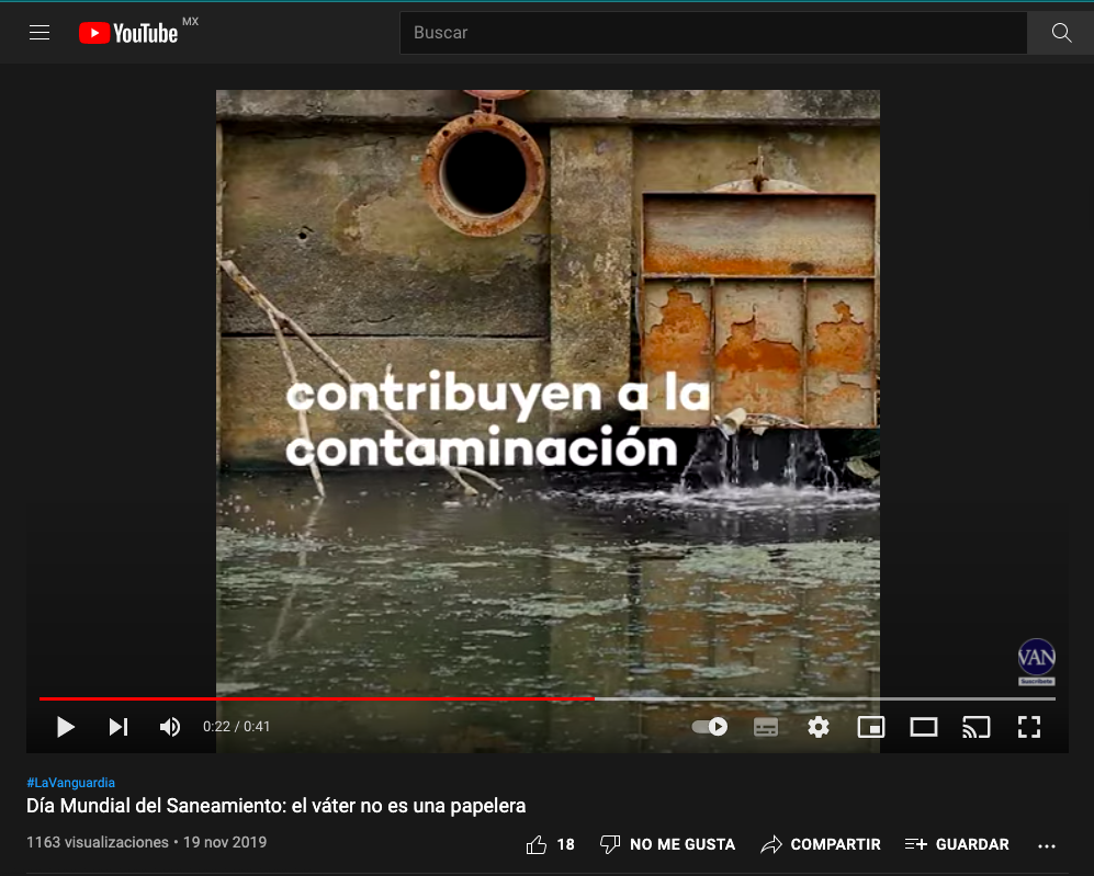 Día Mundial del retrete: El váter no es una papelera (Video)- La Vanguardia