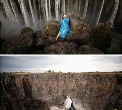 África: Por qué se han secado las icónicas cataratas Victoria, una de las maravillas naturales del planeta (T13)