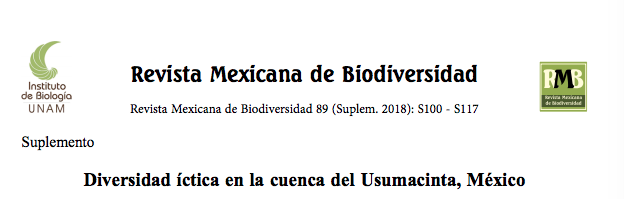 Diversidad íctica en la cuenca del Usumacinta, México (PDF)