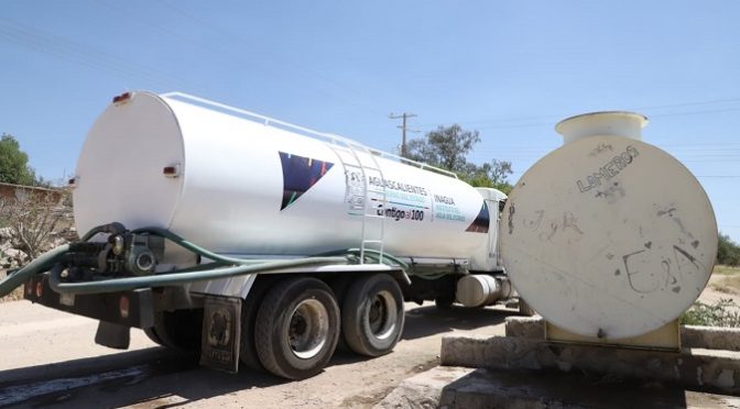 Dotará gobierno estatal de pipas con agua potable a comunidades de Aguascalientes (Newsweek)