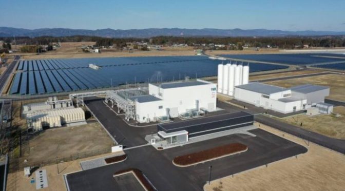 Consorcio japonés pone en marcha la planta de hidrógeno verde más grande del mundo en Fukushima (Foro del agua)
