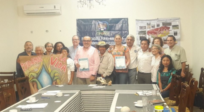 Yucatán: Senadores se suman a Iniciativa Ciudadana de Ley General de Aguas (La Jornada Maya)