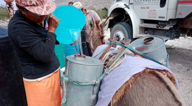 San Luis Potosí: Ha distribuido Conagua más de 2 millones de litros de agua (El Sol de San Luis)