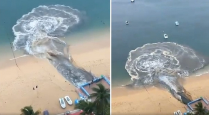 Guerrero: Descarga de agua sucia es por el escurrimiento de las primeras lluvias en Acapulco (ADN 40)