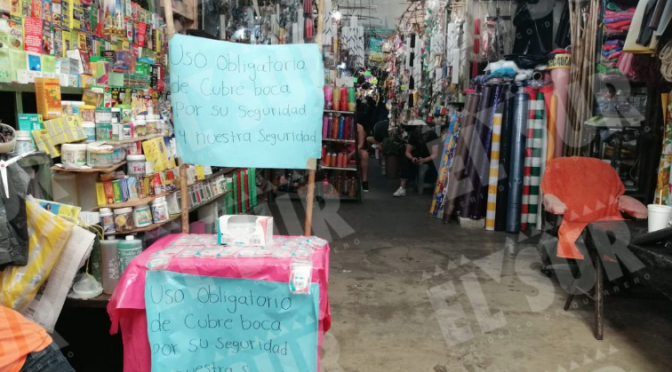 Guerrero: Sigue la movilidad en el Mercado Central de Acapulco; no hay agua, se quejan comerciantes (El Sur Acapulco)