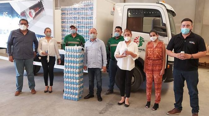 Baja California Sur: Dona Heineken 4032 latas de agua para Comondú (El Sudcaliforniano)