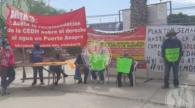 Protestan por falta de agua en Anapra (El Diario de Chihuahua)