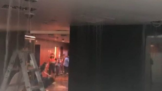 CDMX: Colapsan tuberías de agua del Senado y causan ‘cascadas’ (Excelsior)